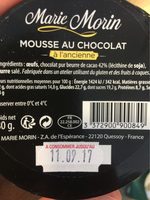 Mousse au chocolat à l'ancienne
