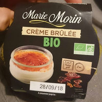 Crème brûlée bio