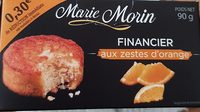 Financier aux zestes d'orange
