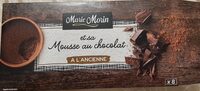 Marie morin et sa mousse au chocolat à l'ancienne