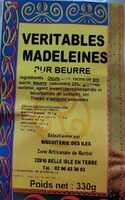 Véritables madeleines pur beurre