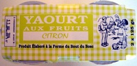 Yaourt aux fruits Citron