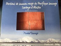 Portions de saumon rouge du Pacifique sauvage Sockeye d'Alaska