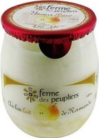 Yaourts sucré aux poires