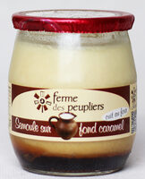 Semoule de riz sur fond de caramel
