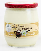 La ferme des peupliers Yaourt Vanille