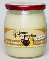Gâteau de semoule citron frais