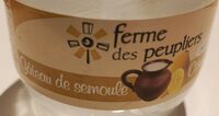 Gâteau de semoule au citron frais
