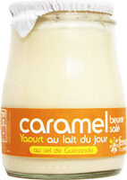 Yaourt brassé au caramel beurre salé