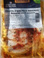 Filets d'anchois marine bouquet de provence