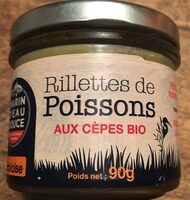 Rillettes de poissons aux cèpes bio