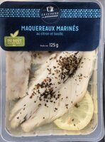 Maquereaux marinés au citron et basilic