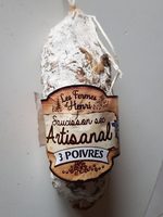 Saucisson sec Artisanal 3 poivres