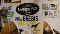 Yaourt tradition brebis vanille
