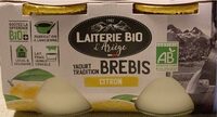 Yaourt tradition brebis citron