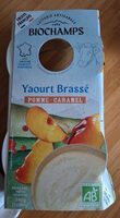 Yaourt brassé pomme caramel
