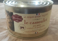 Le cassoulet au porc cuisiné à la graisse d'oie, boîte 2/1
