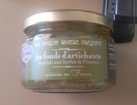 Les fonds d'artichauts marinés aux herbes de Provence