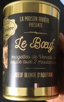 Le bœuf mogettes de Vendée sauce aux 2 moutardes, boîte 1/2