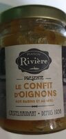 Confit d'oignons aux raisins et au miel