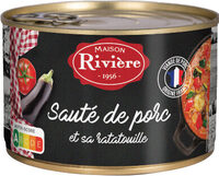 Sauté de porc et sa ratatouille