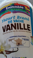 Yaourt brassé de vache vanille
