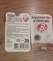 Saucisson sec IGP Auvergne Label rouge 250g