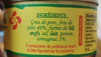 Pâté de foie pur porc