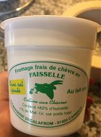 Fromage frais de chevre en faisselle