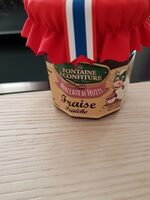 Confiture de fraises morceaux de fruits