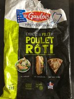 Emincés de filet de poulet rôti