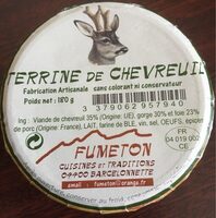 Terrine de chevreuil