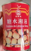 Graines de lotus au sirop