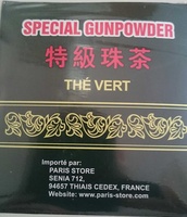Thé vert (spécial gunpowder)