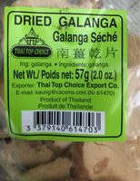 Dried galanga