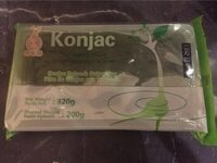 Pâte de konjac aux épinards