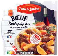 Bœuf Bourguignon et pommes de terre