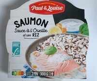 Saumon à l'oseille et son riz