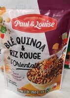 Blé quinoa riz rouge