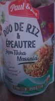 Duo de riz et épeautre façon tikka massala