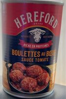 Boulettes au Boeuf sauce tomate