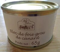 Bloc de foie gras de canard
