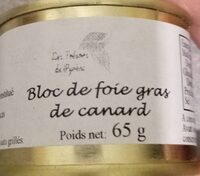 Bloc de foie gras de canard