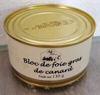 Bloc de foie gras de canard