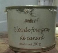 Bloc de foie gras de canard