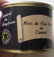 Bloc de foie gras de canard
