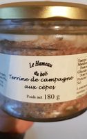 Hameau du bois terrine de campagne aux cèpes