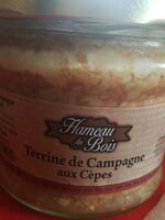Terrine de campagne aux cèpes