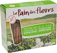 Pan ecológico crujiente de trigo sarraceno sin gluten