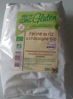 Farine de riz & châtaigne bio